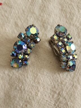 Vintage Rhinestone Earrings